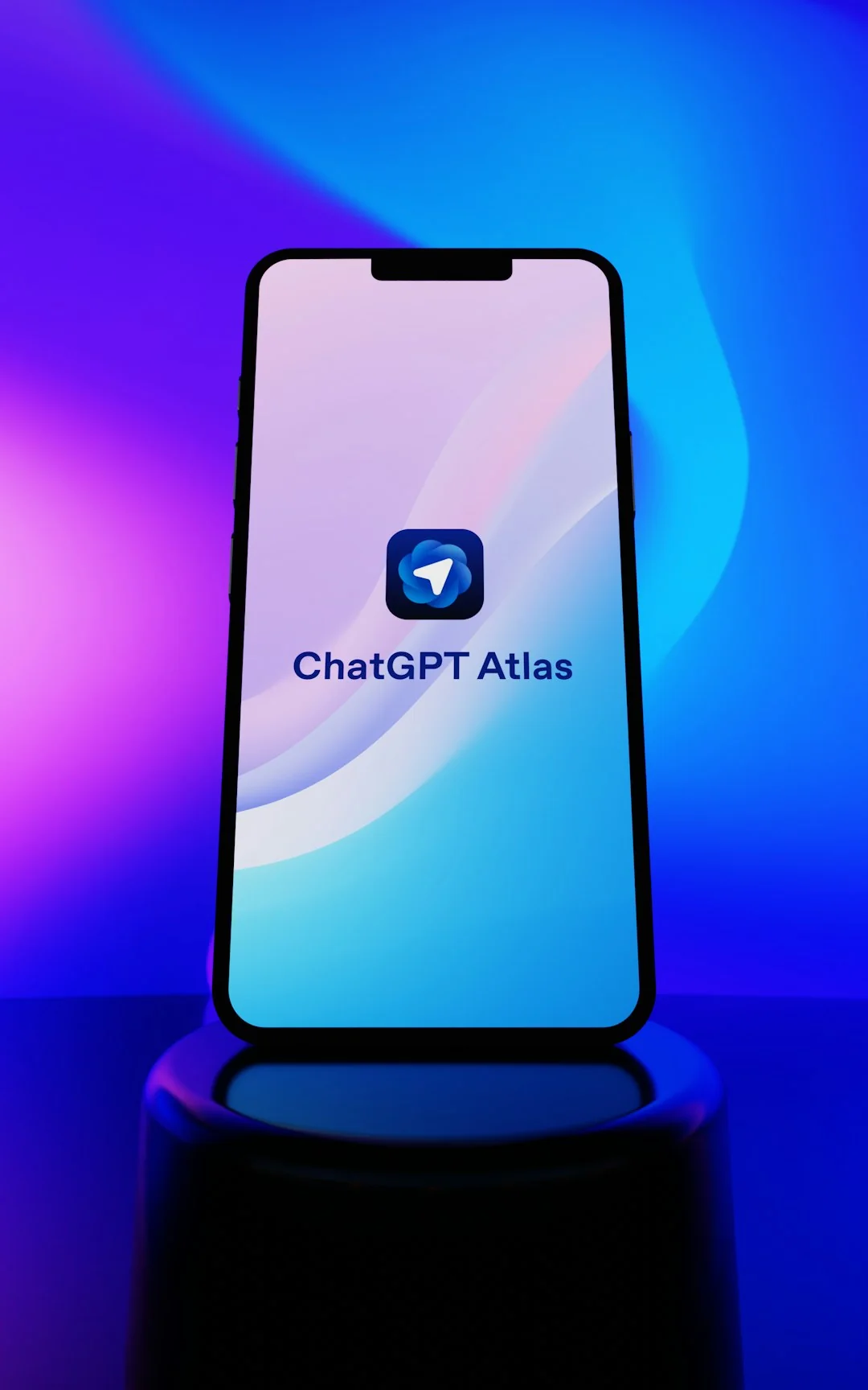 Vector icons with modern phone near computer monitor and credit card with gray lines on purple background